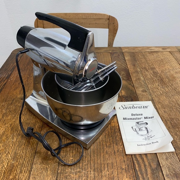 Sunbeam Kitchen Vintage Sunbeam Mixer W Manual Poshmark